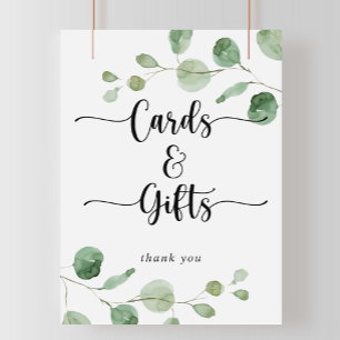 Poster Panneau Eucalyptus Green Delight Cartes et Cadeaux