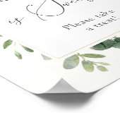 Poster Panneau Eucalyptus Love is Sweet Treat (Coin)