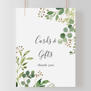 Poster Panneau Eucalyptus Simple Floral Cards and Gifts