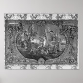 Poster Panneau extérieur avec sujet chinois, c.1730 (Devant)