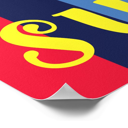 Poster Panneau Fenêtre Vente d'été (Coin)