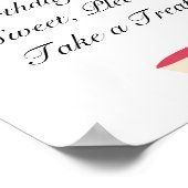 Poster Panneau Fête de Thé Florale (Coin)