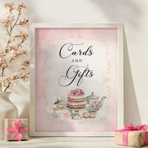 Poster Panneau Fête des mariées Cartes et Cadeaux - Tea P