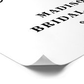 Poster Panneau Fête des mariées Recette Cartes (Coin)