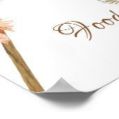 Poster Panneau Feuille Pampas  Séché (Coin)