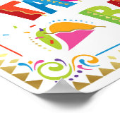 Poster Panneau Fiesta BAR TACO Imprimer (Coin)
