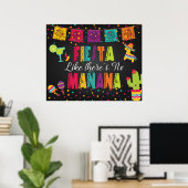 Poster Panneau Fiesta comme s'il n'y avait pas de demain (Bureau à domicile)