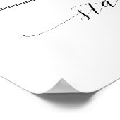 Poster Panneau fléché de direction de script Forever Star (Coin)
