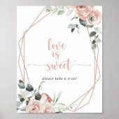 Poster Panneau Fleur Rose Poussiéreuse Classique Amour Es (Devant)