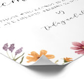 Poster Panneau Fleur Sauvage En Mémoire Affectueuse (Coin)