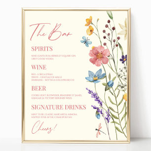 Poster Panneau fleur sauvage Fleur Fleur Florale Mariage 