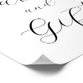 Poster Panneau Fleurs d'agrumes roses Cartes et cadeaux (Coin)