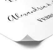 Poster Panneau Floral Choisir un siège et non un Mariage  (Coin)