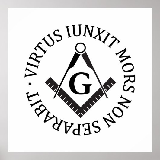 Poster Panneau franc-maçonnerie (Devant)