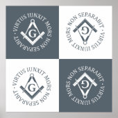 Poster Panneau franc-maçonnerie (Devant)