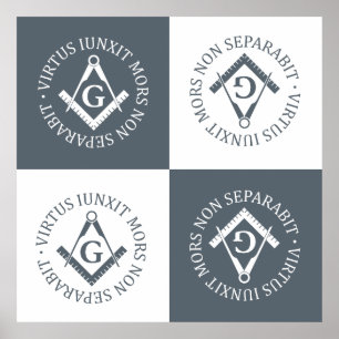 Poster Panneau franc-maçonnerie