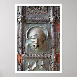 Poster Panneau Gargoyle de la porte gauche du portail, 1