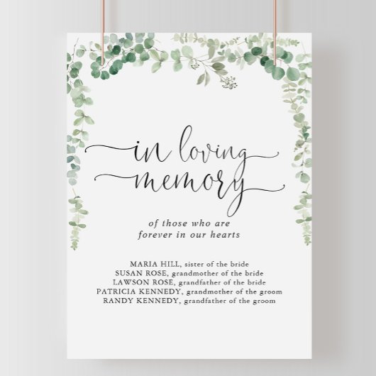 Poster Panneau géométrique en mémoire d'eucalyptus