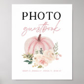 Poster Panneau Guestbook Petit Citrouille Tournant Une Ph (Devant)