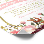 Poster Panneau Heure Capsule Premier anniversaire (Coin)