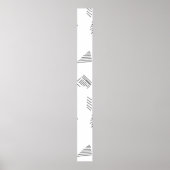 Poster Panneau horizontal, inclinable en argent (Devant)