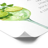 Poster Panneau Hugo Spritz Signature Boire Couples Douche (Coin)