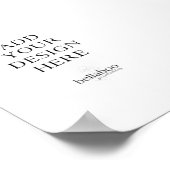 Poster Panneau imprimé 4x6" (Coin)