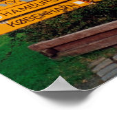 Poster Panneau indicateur de Narvik (Coin)