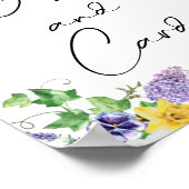 Poster Panneau Jonquilles Rustiques & Fleurs Sauvages Cad (Coin)