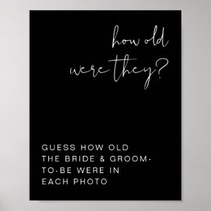 Poster Panneau JOVI Edgy Black Moderne Quel âge avaient-i