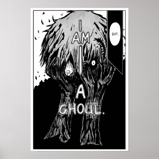 Poster Panneau Kaneki Tokyo Ghoul Manga (Devant)