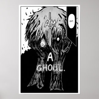 Poster Panneau Kaneki Tokyo Ghoul Manga
