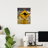 Poster Panneau Kangaroo, Australie (Bureau à domicile)
