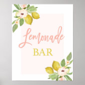 Poster Panneau Lemonade Bar (Devant)