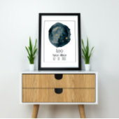 Poster Panneau Leo Zodiac : Nom personnalisé et anniversa