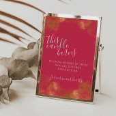 Poster Panneau Magenta Cette bougie brûle en mémoire aima