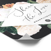 Poster Panneau Mariage Boho Blooms (Coin)