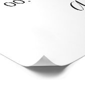 Poster Panneau mariage - Calendrier Mariage Panneau vert (Coin)