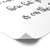 Poster Panneau mariage | Calligraphie (Coin)