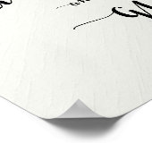 Poster Panneau Mariage Cartes Et Cadeaux De Calligraphie  (Coin)