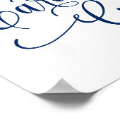 Poster Panneau Mariage Cartes et Cadeaux - Typographie -  (Coin)