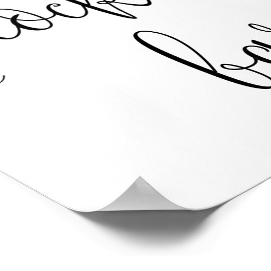 Poster Panneau mariage Cocktails Bar (Coin)