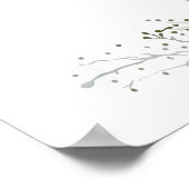 Poster Panneau Mariage d'accueil personnalisé (Coin)