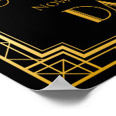 Poster Panneau mariage - Dance Floor Gatsby Mariage (Coin)