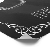 Poster Panneau mariage de barre de pot Mason (Coin)