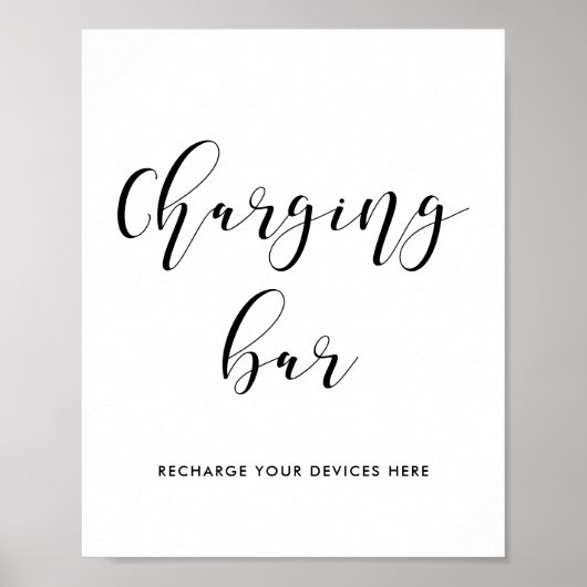 Poster Panneau mariage de barre de tarification (Devant)