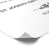 Poster Panneau Mariage de don | Calligraphie moderne (Coin)