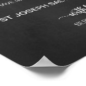 Poster Panneau Mariage de don | Signes de calligraphie mo (Coin)