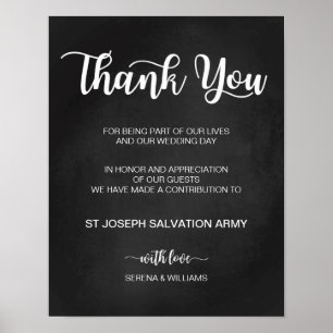 Poster Panneau Mariage de don   Signes de calligraphie mo