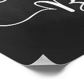 Poster Panneau Mariage de la barre de bonbons | Signes de (Coin)